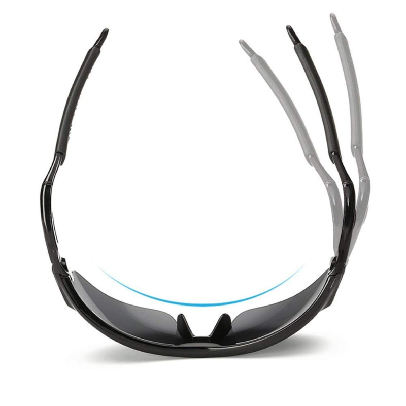 Gafas de visión nocturna para hombre y mujer, lentes de ciclismo al aire libre, montura negra, gafas de noche para Conductor, gafas de , color amarillo