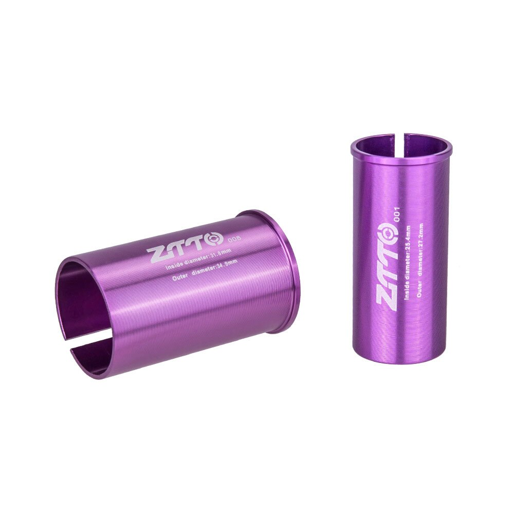 Bicycle Seatpost Adapter Alloy Sleeve Convert Seat Post Tube Conversion Adapter 25.4/27.2/28.6/30.4/30.8/31.6/33.9/34.9