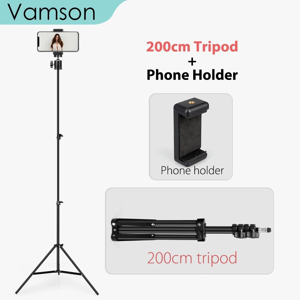 Vamson Statief Voor Telefoon Statief Voor Camera Voor Telefoon Mobiele Telefoon Mobiele Smartphone Canon Projector Mount Stand Monopod VLS02C