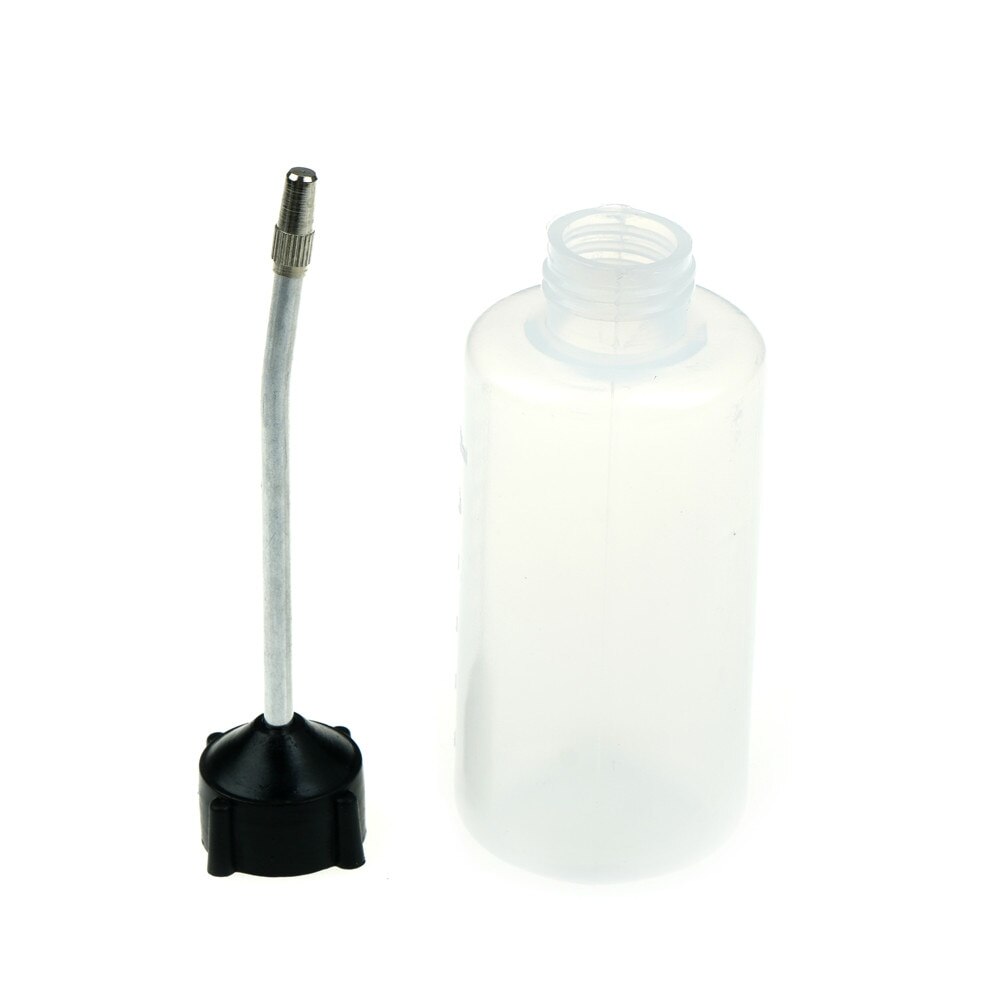 1pz Testa di Ferro Oliatore di Plastica Macchina di Rifornimento Strumento Becco Vuoto Bottiglia di Olio Oliatore 120 ML Bocca Lunga Oliatore di Plastica strumento