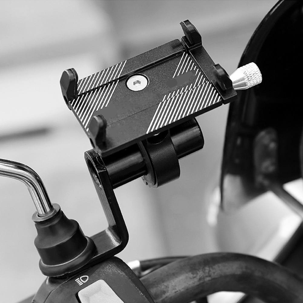 Supporto per telefono per moto supporto per manubrio supporto per specchietto retrovisore per bici Extender supporto per blocco rapido di sicurezza supporto per telefono