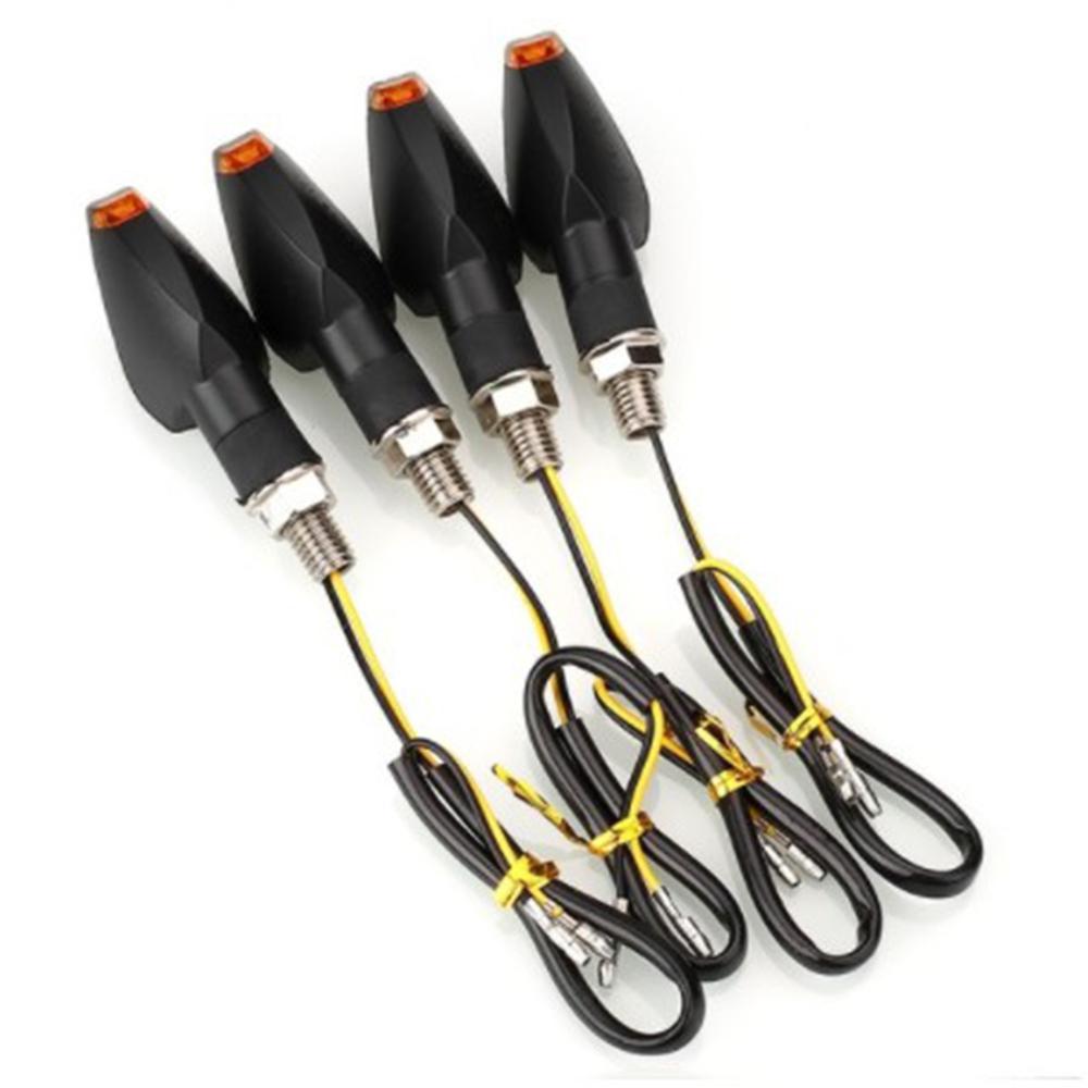 2 stücke/4 Stücke Motorrad Blinker Lichter Dreieck LED sequentiell Blinker Indikatoren Universal-: 4pc