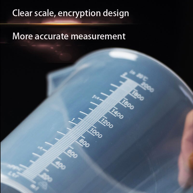 500/1000/2000/3000/5000ML Plastic Measuring Cup Jug Pour Spout Surface Kitchen Tool Supplies Style