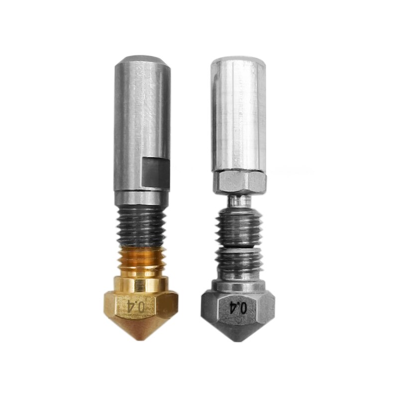 Imprimante 3D partie MK10 tout en métal Kit d'extrémité chaude avec refroidissement chaleur Blcok 0.4mm Nozzel pour créateur Pro/Wanhao I3/MakeBot