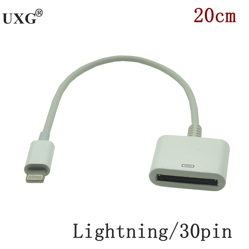 Dock 30 Pin Female naar USB-C USB 3.1 Micro USB 8pin Type C Mannelijke Korte Oplaadkabel Voor Huawei Xiaomi Mac Onplus 15 cm: Blauw
