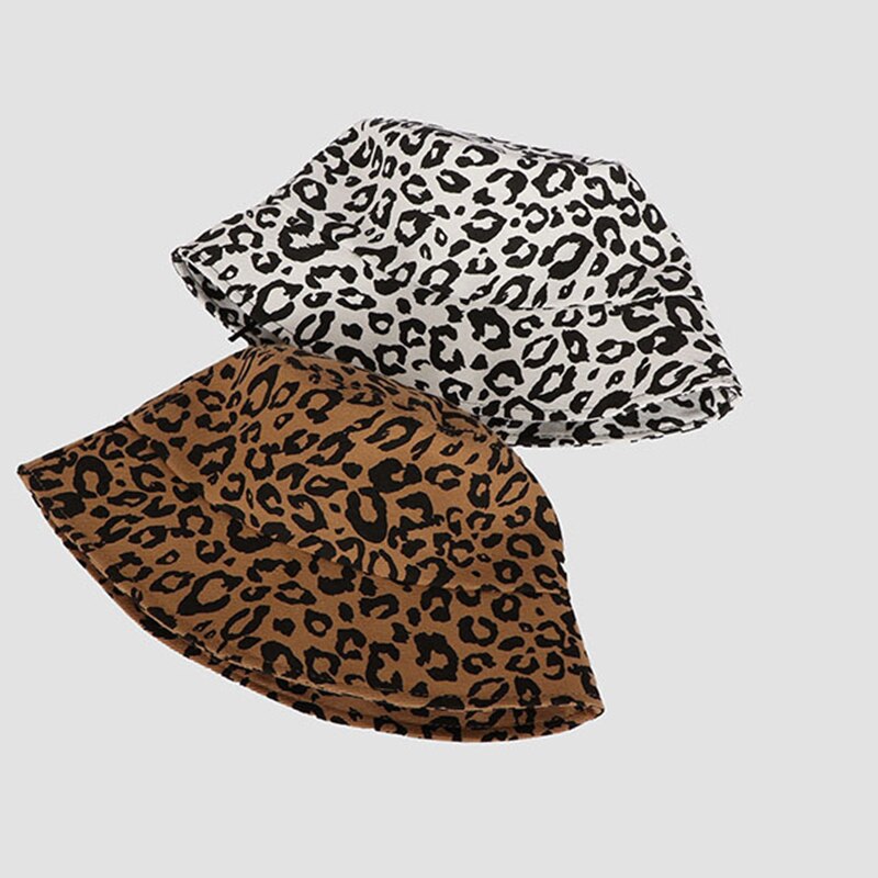 Zwart Wit Koe Zebra Patroon Emmer Hoeden Visser Caps Voor Vrouwen Zomer Luipaard Panama Emmer Hoed