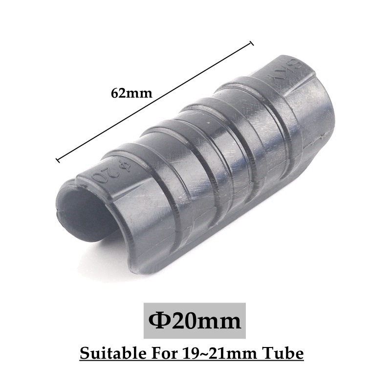 5-50pcs 19 ~ 32mm Film de serre jardin pare-soleil Net fixer Clip en plastique filet anti-insectes Look cerceaux maille filet en plastique pinces à pression: L / Marron