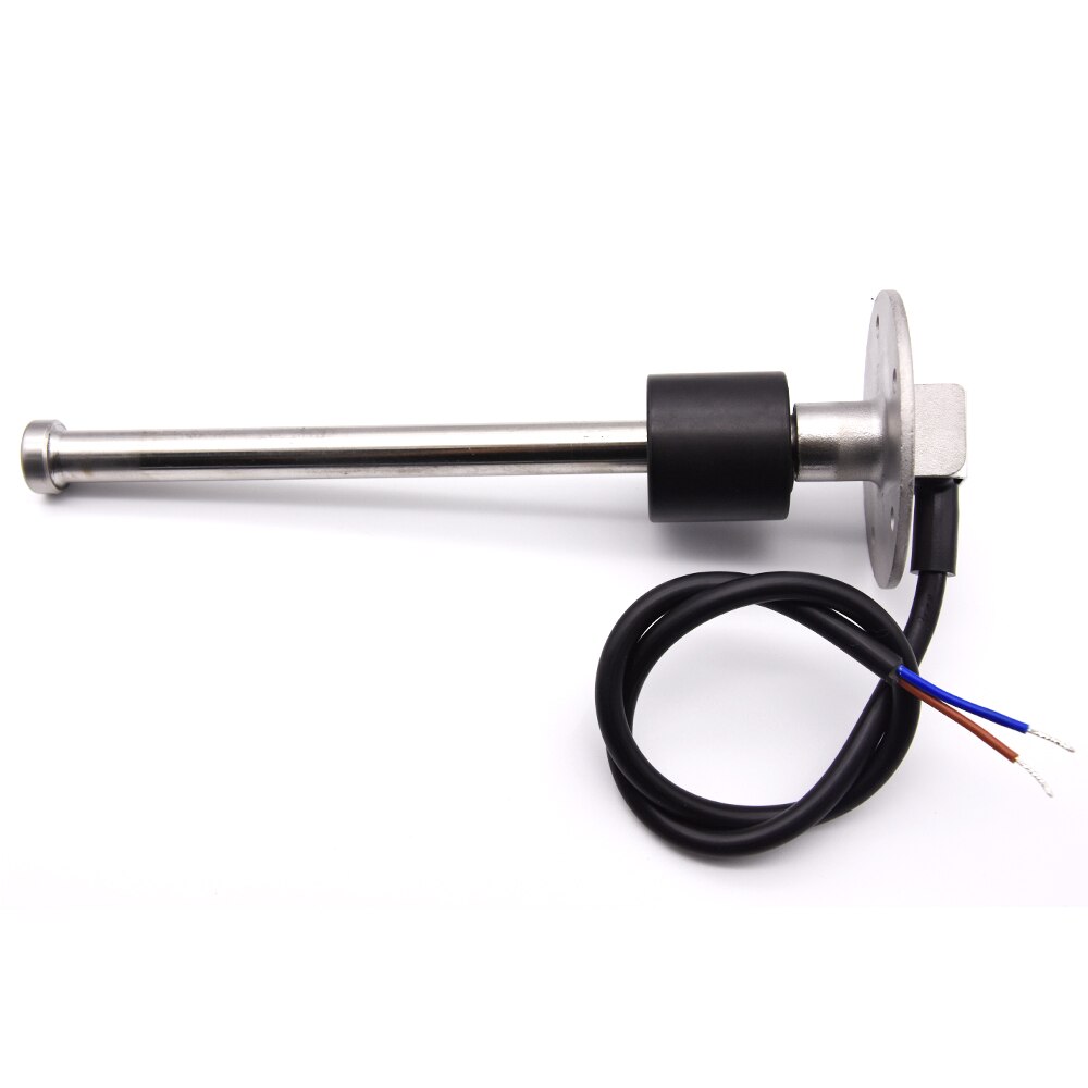52MM Gauge Water Level Gauge Red Light 240-33Ohm Water Tank Level Indicator Meter with Fuel Level Sensor 150MM 200MM 250MM 450MM
