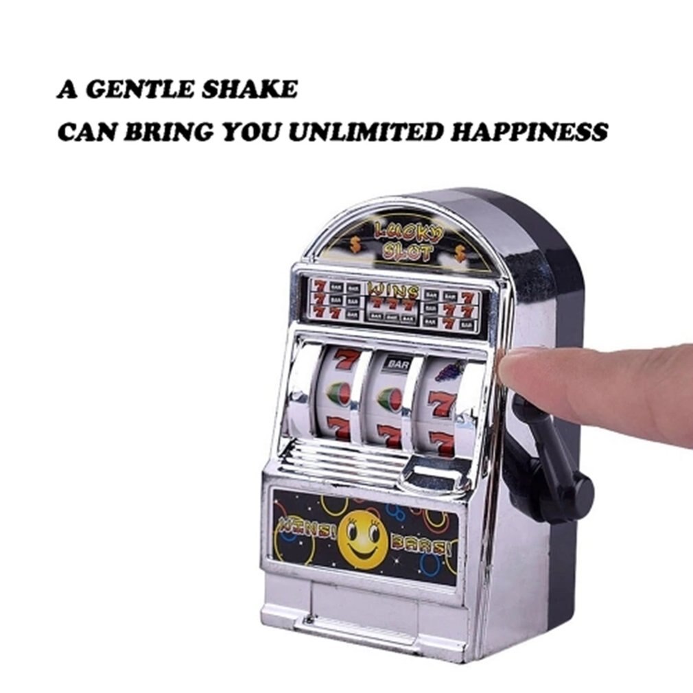 Funny Toy Metal Mini Lucky Slot Machine Entertainment Tool for Fun Funny Toy Metal Mini Lucky Slot Machine Entertainment