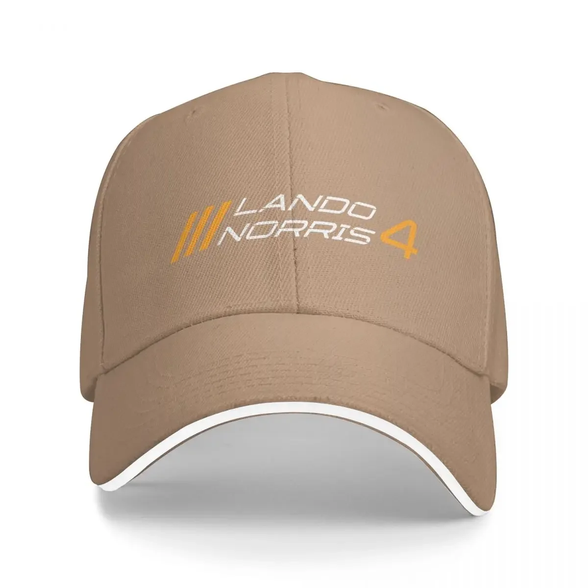 Lando norris 4 baseballcapser menn og kvinner: Khaki