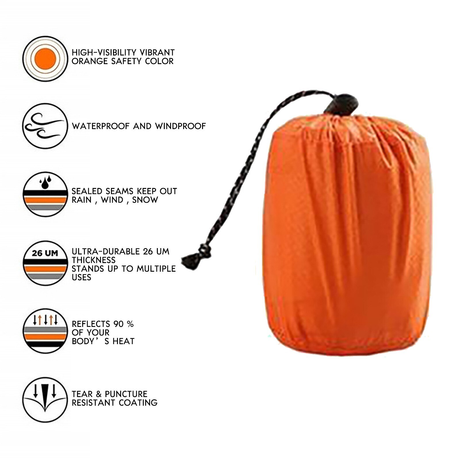 Portable Camping Cold Proof Thermal Camping Mat Blanket Emergency Sleeping Bag Multi Functional Warm And Cold Proof Sleeping Bag