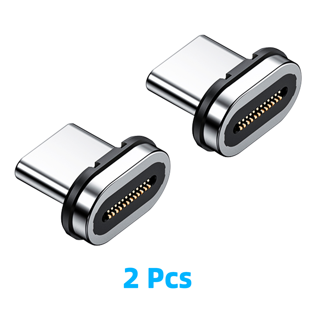 Adaptador magnético USB 4,0 de 140W, USB C a tipo C, 40Gbps, conector de Cable convertidor magnético de carga rápida, adaptador USB tipo C de 8K @ 60Hz: orange