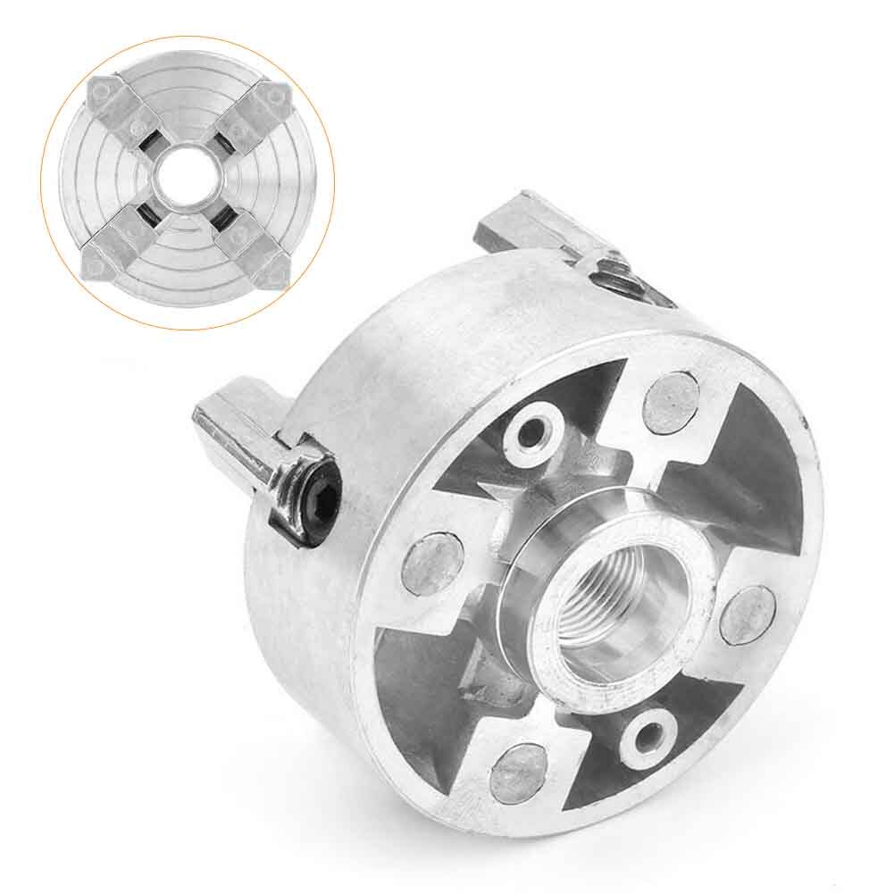 Draaibank Chuck Industriële 4 Jaw Zinklegering Draaibank Chuck Power Tool Klem Accessoire Hoge Nauwkeurigheid