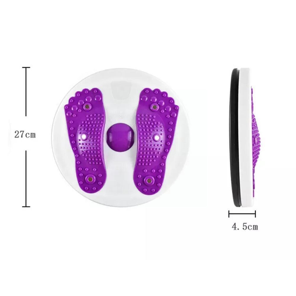 Twist Waist Disc Board Con Coulisse, Pedale Multifunzionale Magnetico Balance Board Waist Trimmer Disc Twist Board Machine Disco Aerobico Fitness Tw