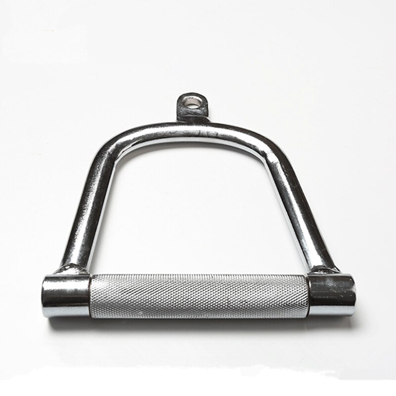 LAT Pull Down D Handle Fitness Home Gym Pulley Cable Machines Attachments Tricep Press Down D-Handle Rowing Workout Bar: B