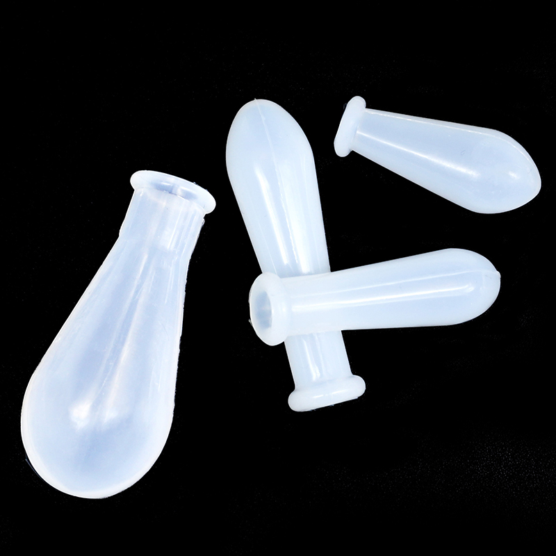 Laboratory dropper suction cap silicone cap calibration pipette rubber suction ball 1ml 2ml 3ml 5ml rubber head 10 pcs
