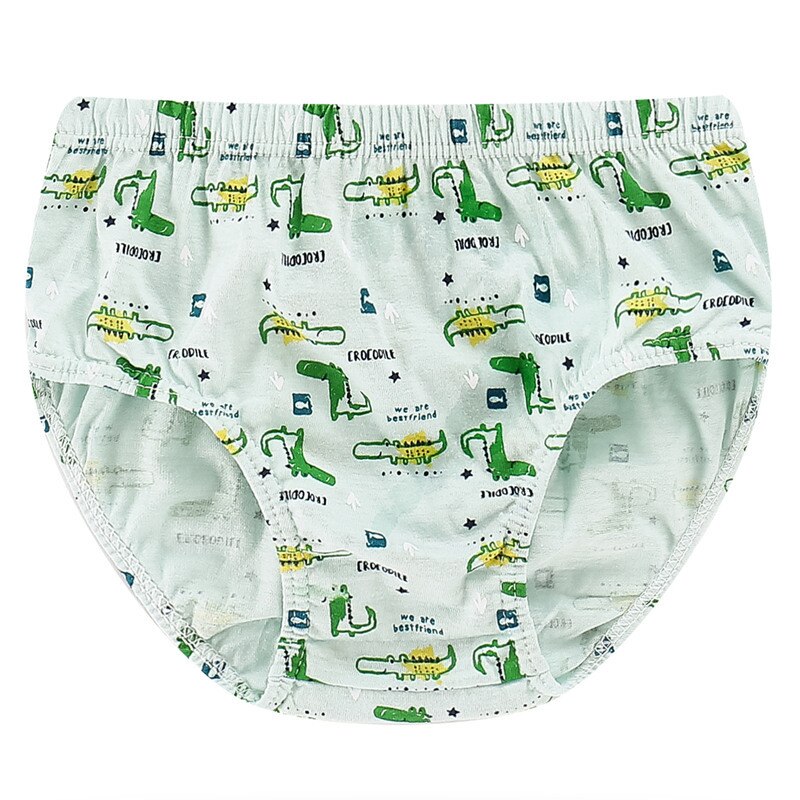 Culottes bleues à rayures pour garçons, sous-vêtements en coton de pour enfants de 3, 4, 6, 8, 10 et 12 ans, OBU203109