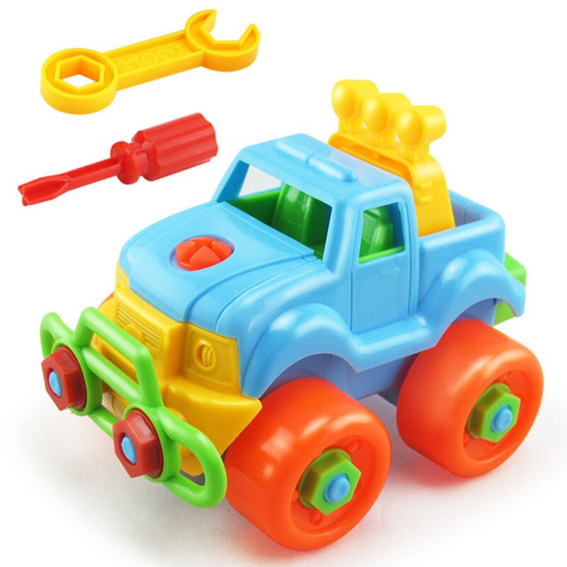 Babearly-rompecabezas 3d de plástico para niños, juguete educativo para desmontaje de moto, chico: car 162