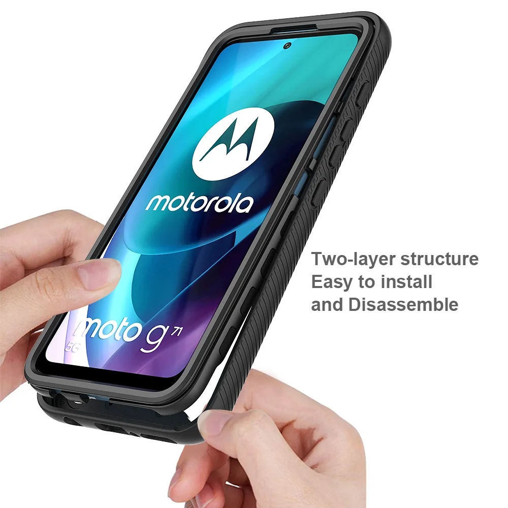 Funda híbrida TPU/PC Sky para Motorola Moto G71 5G Moto G51 5G armadura robusta Fundas Capa dos capas a prueba de golpes carcasa trasera dura