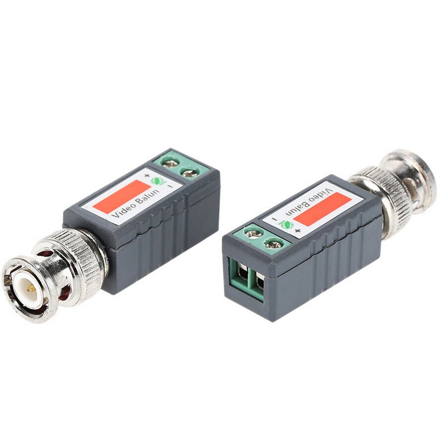 10pcs CCTV Video Balun Passive Transceivers 2000ft Distance UTP Balun BNC Cable Cat5 CCTV UTP Video Balun