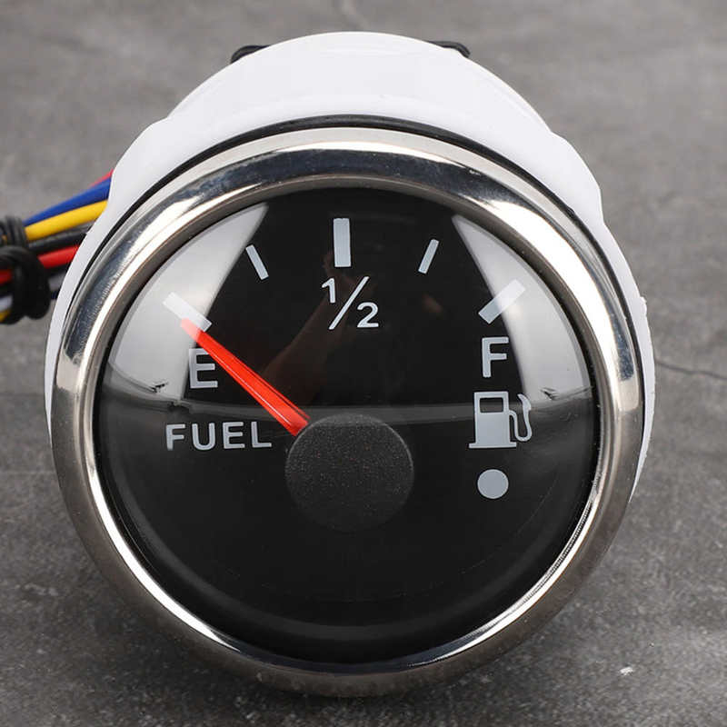 digital fuel gauge fuel level gauge 2in Fuel Level Gauge Intelligent Alarm IP67 Waterproof Marine Auto Instrument 316
