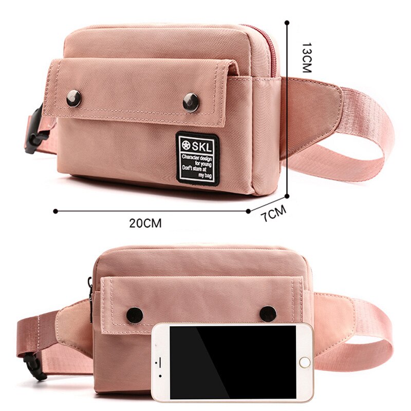 Babylili, bolsos de hombro para mujer, bolso de cintura impermeable, Crossbody Packs de pecho señora, bolsa de teléfono, Unisex, bolsa de cadera, deportes al aire libre