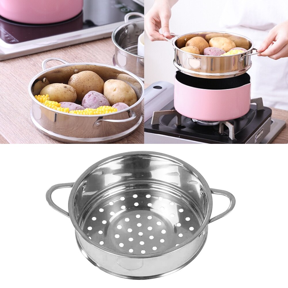 Stoomboot Mand Snelkookpan Accessoires Verwijderbare Verdelers Rvs 16Cm Universele Steamer Keuken Koken Gereedschap