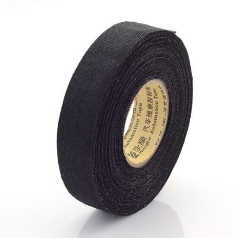 1Pc 19Mm X 15M Isolatie Tape Tesa Coroplast Adhesive Doek Tape Voor Kabelboom Kabelboom Hoge temperaturen Tape