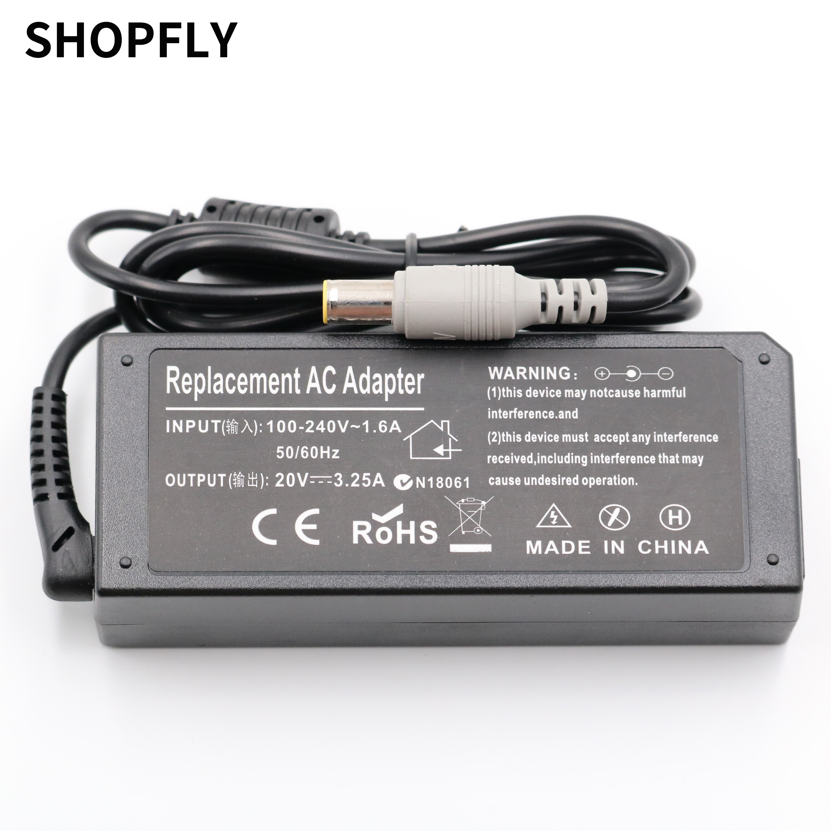 20V 3.25A 65W Laptop Ac Power Adapter Charger For Lenovo T410 T410S T510 Sl410 Sl410K Sl510 Sl510K T510I X201 X220 X230