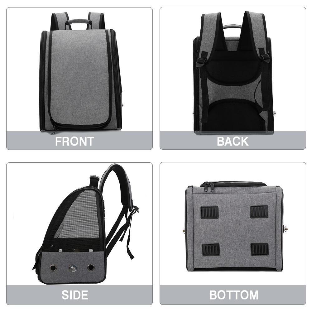 Bird Carrier Backpack Bird Travel Cage Bird Travel Carrier with Perch for Large Medium and Small Birds Crested Myna Travel Hikin