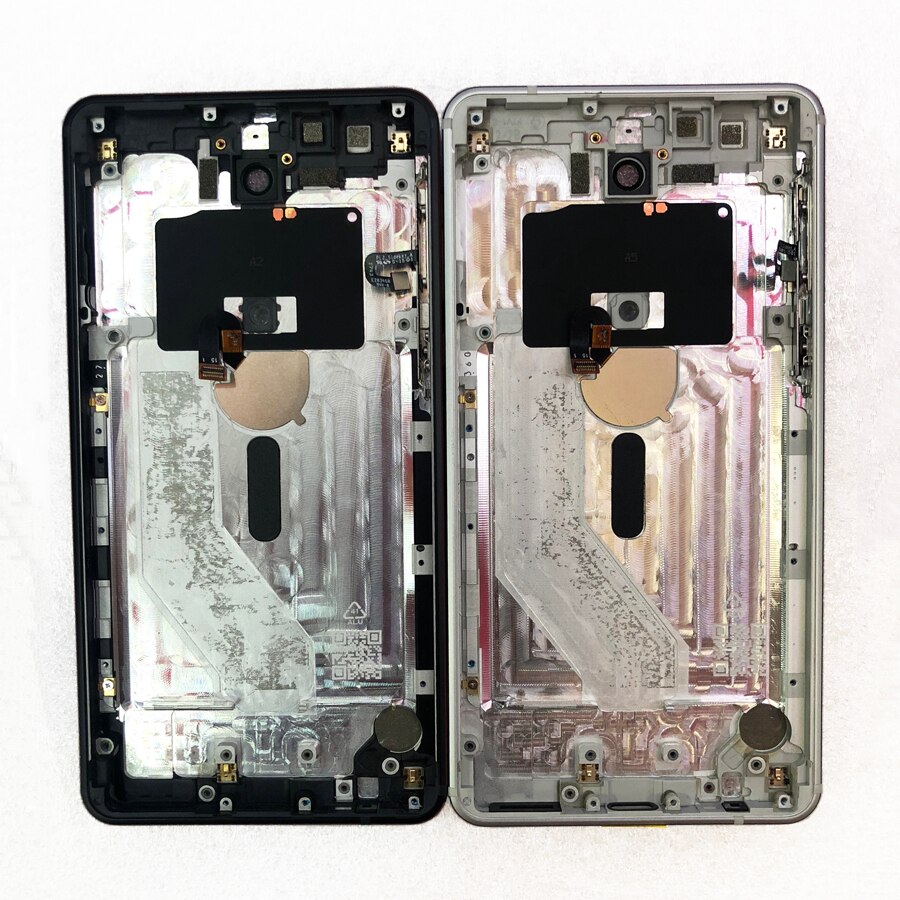 Phone Back Cover for Nokia 6.1 TA-1045 - Aluminum Housing with Lens & Fingerprint Sensor