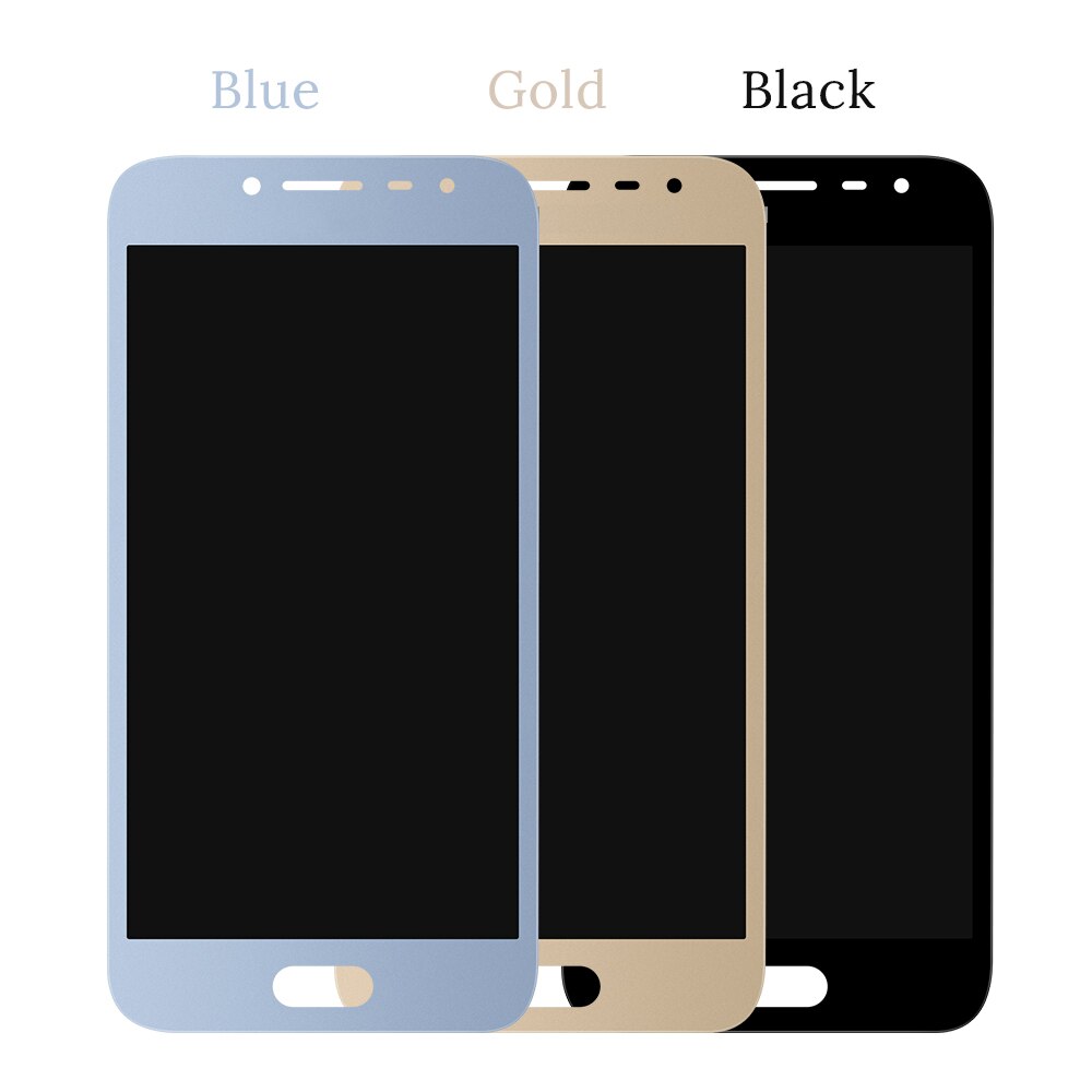 5.0 '' lcd-skærm til samsung galaxy  j2 pro  j2 pro  j250f j250 sm-j250 berøringsskærm digitizer-enhed med ramme hjem-knap