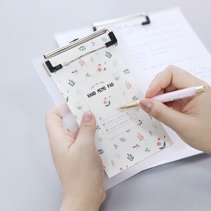 size board PP Writing plate hard board white pink blue backing board plate A4 Transparent Plastic File Folder