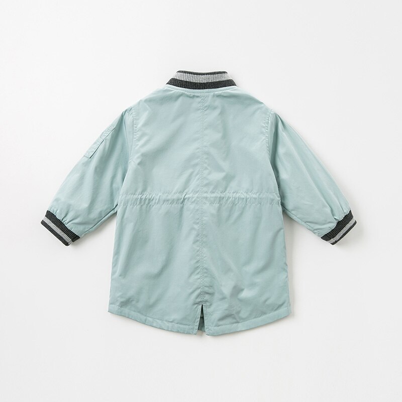 DB11819 dave bella herfst baby boy jas kinderen mode bovenkleding jas kinderen rook groen