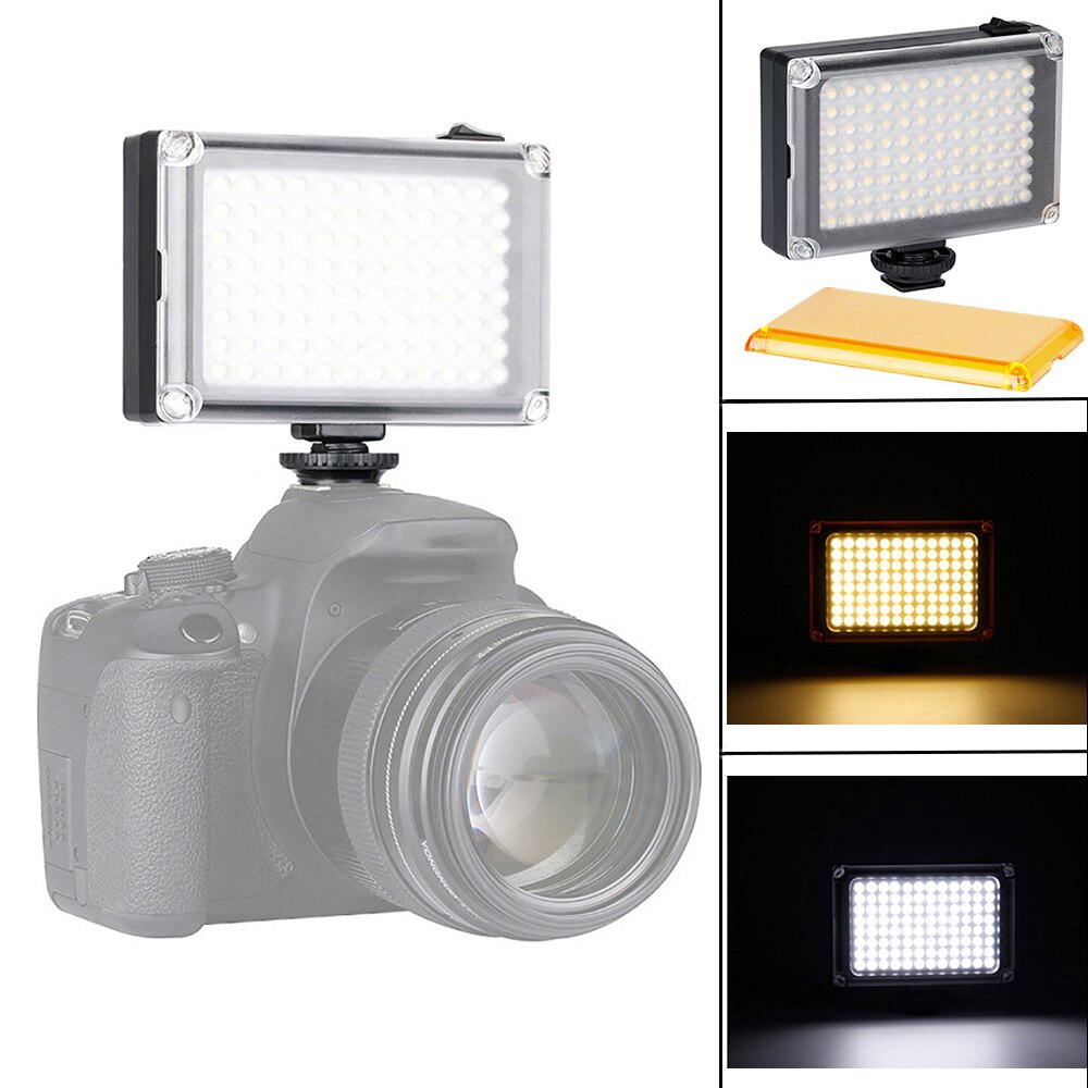 96 Led Video Light Photograhy Lamp Voor Dslr Camera Schieten Op Camera Fill-In Licht Voor Wedding Party Vlog foto Studio Verlichting