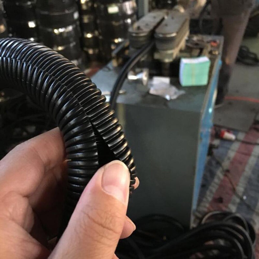 98FT 1/4\" 3/8\" Protective Tube Split Wire Loom Conduit Polyethylene Tubing Black Color Sleeve Tube 30m Home Improvement