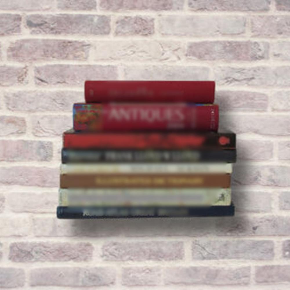 Morden metal bogreol væg usynlig bogreol vægmonteret flydende bogreol hjem til at organisere bogreoler