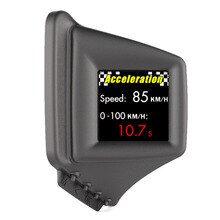 PC+ABS Head-Up Display Universal 2.5inch Head-Up Display OBD GPS Smart Gauge Dashboard