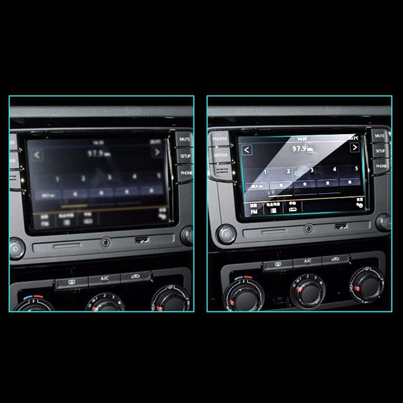 Auto Gps Navigatie Scherm Beschermende Film Lcd Protector Voor Haval F7 F7X