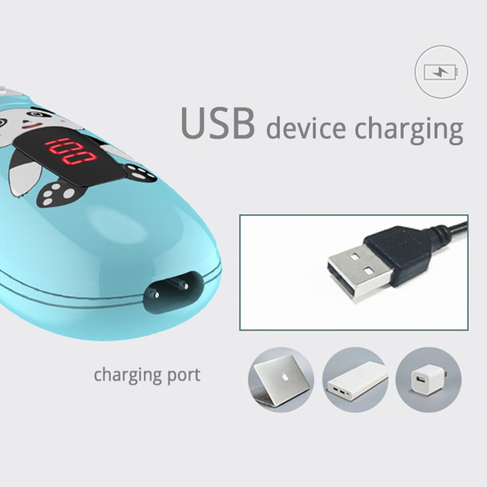 Hair Clipper Set For Children USB Rechargeable Durable Electric Hair Cutter Trimmer With 3PCS Guide Combs