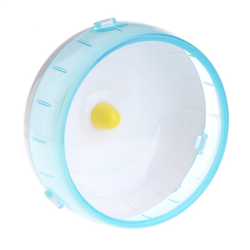Hamster Mouse Rat Exercise Toys Plastic Silent Running Spinner Wheel Pet Toy: blue