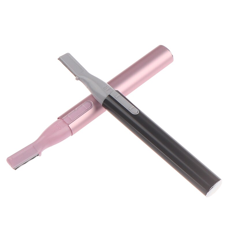 Mini Afeitadora eléctrica portátil para mujeres, máquina de afeitar para cejas, con cuchilla, 2 colores, práctica