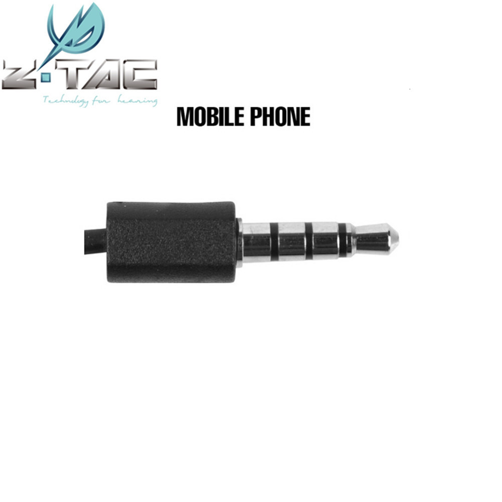 Z-tac zsilynx clarus ptt / walkie-talkie ptt headset startknap switch  z130: Mobiltelefon