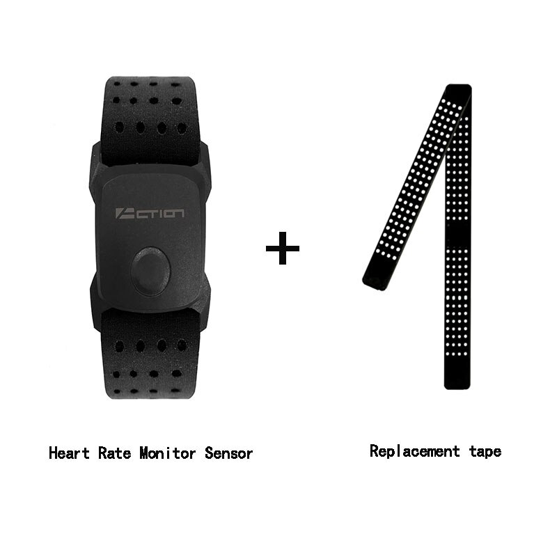 Action Series Bicycle Computer Arm Heart Rate Monitor With Wireless Speed And Cadence Combo Sensor For Garmin Bryton Bike Sports: Set A