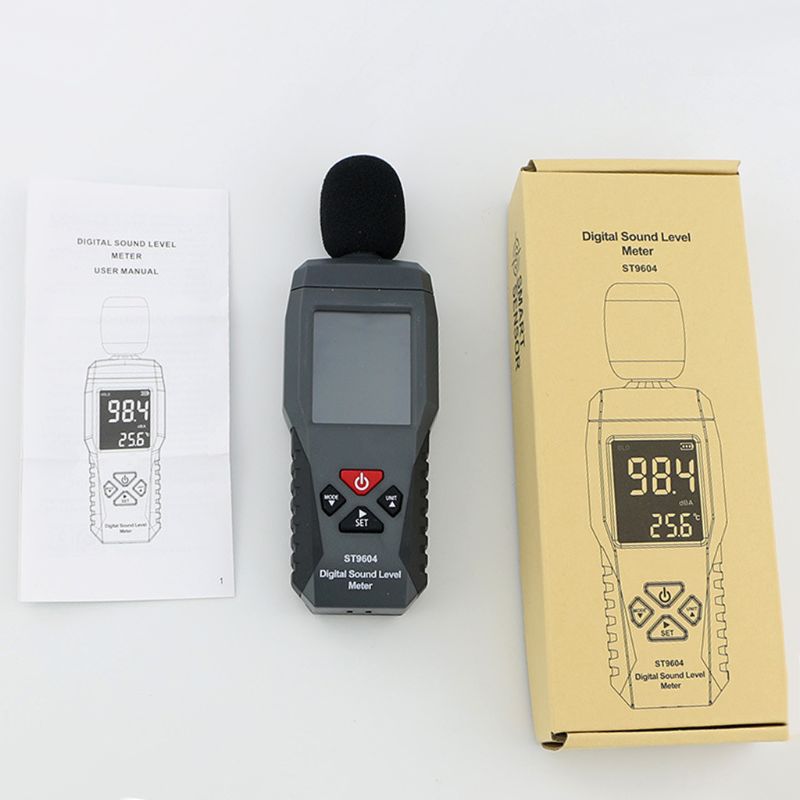 Digital lyd støjmåler lcd display måleinstrument decibel tester  g88a