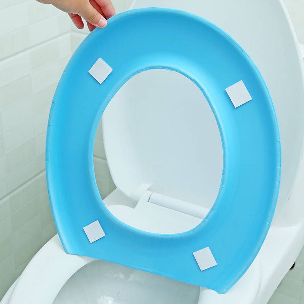 Eva Wc Cover Badkamer Warmer Toilet Seat Eva Waterdichte Toilet Seat Cover Pad Waterdicht Verwijderbare Toiletbril Pad