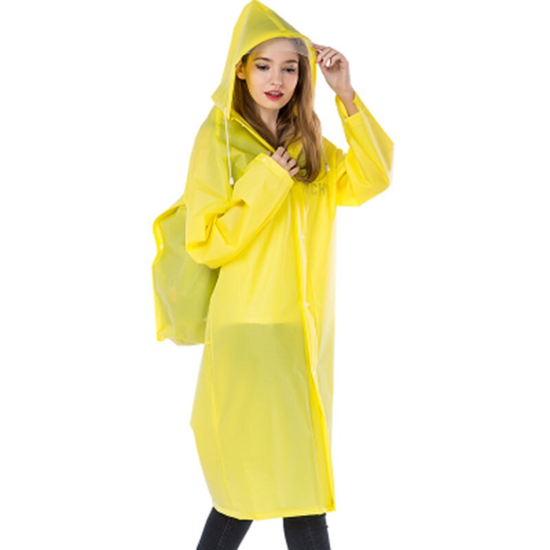 Transparent Rain Coat Female Long Waterproof Jacket Poncho Female Rain Cover Chuva Jacket Veste Anti Pluie Rain Gear L: Type5 / M