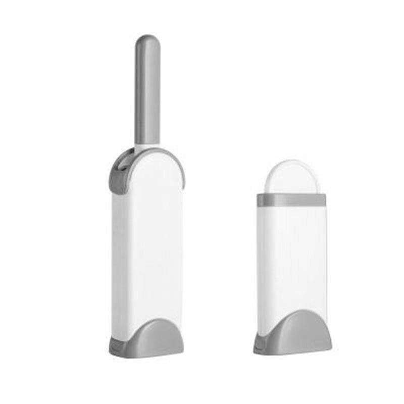 Brosse de nettoyage antistatique pour textiles et vêtements, pour retirer la poussière, les peluches, les cheveux et les poils d'animaux: grey  2Pcs
