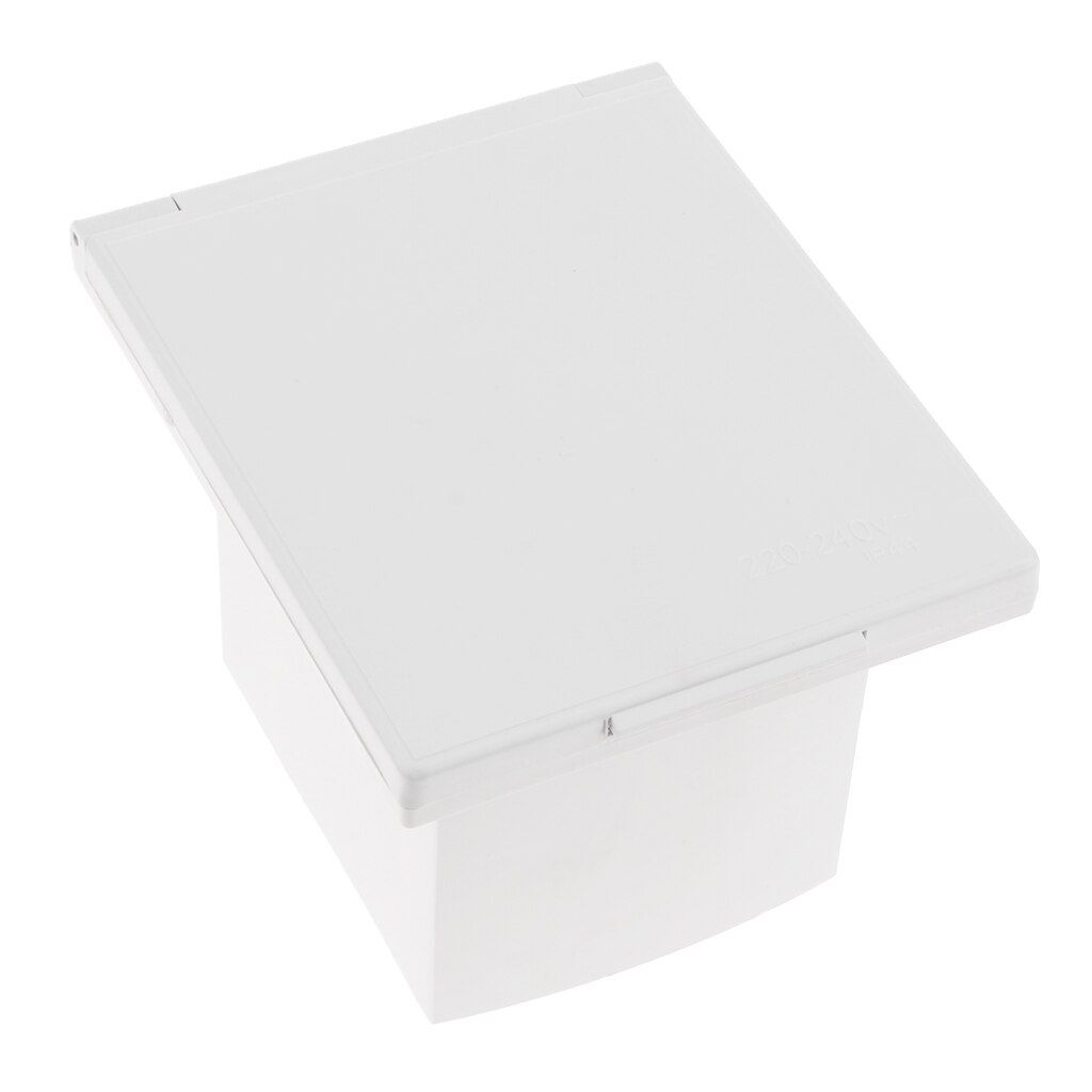 RV Motorhome 220-240V 16A External Flush Hook Up Waterproof 3Pin Plug