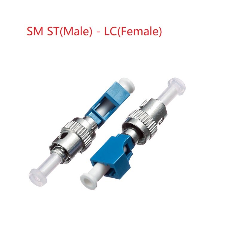 Connecteur adaptateur de Fiber ST mâle-FC femelle ST mâle-SC femelle, monomode ST mâle-LC femelle, convertisseur de Fiber multi SM/MM: SM-ST-LC